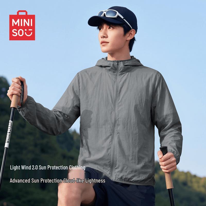 MINISO Men s UV Protection Hooded Jacket XL