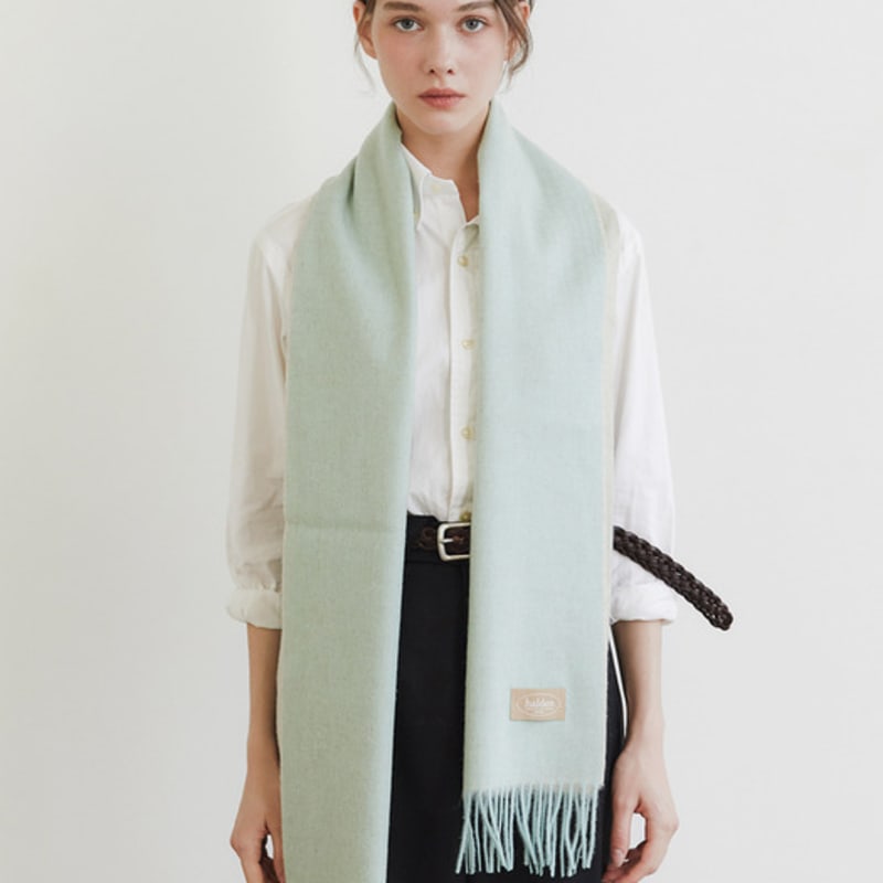 

halden two tone wool muffler (M020_mint) mint