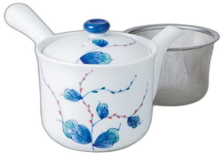 Mizuhiki Grass Teapot x 10 x Setomonohonpo Teapot (U) [10 10.2cm 380cc]