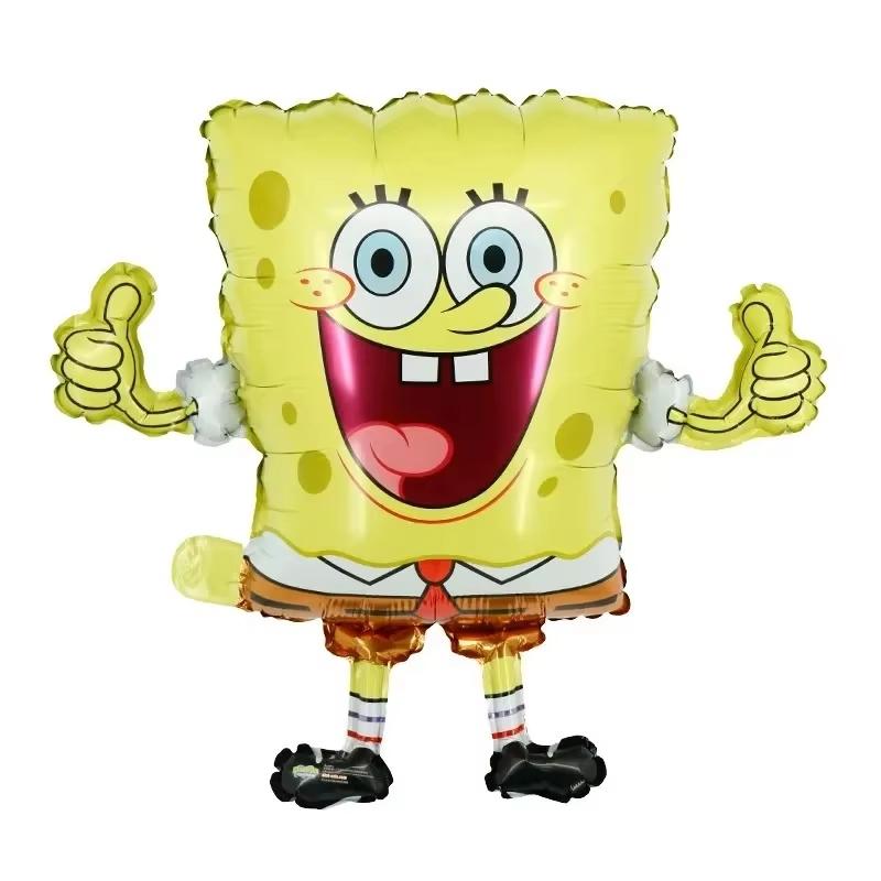 Cartoon Sponge-Bobs Party Favors Bracelet Keychain Stickers Goody Bags Fillers Carnival Prizes Kids Party Gift Birthday Supplies 5