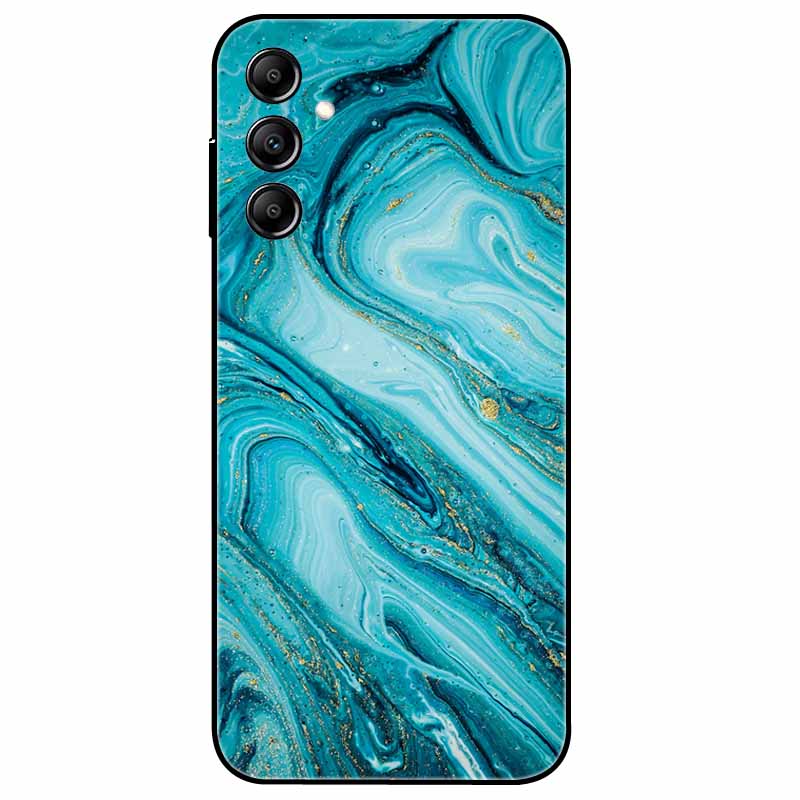 Hülle Für Samsung Galaxy A54 5G A34 A24 S23 Hülle Blume Marmor TPU Weiche Silikonhülle für GalaxyA54 A 34 Bemalte Handyhüllen