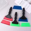 Rubber Scraper For Car Glass Plastic Handle Squeegee Window Tint Tool Water Wiper Mirror Cleaning Water Blade Car Accessories