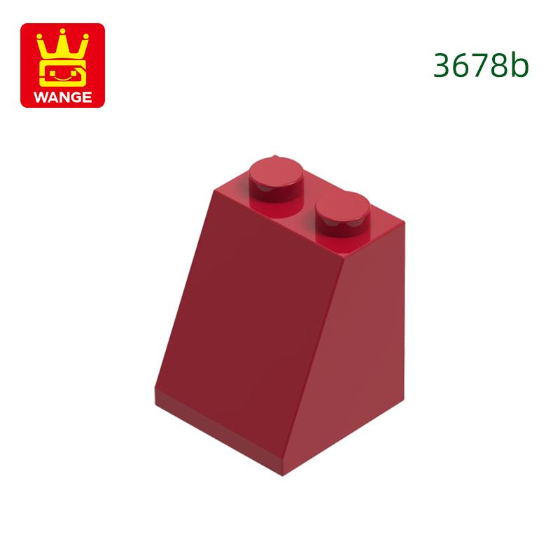 53Pcs/lot 3678 Roof Tile 2X2X2 Dots 65degree Block Moc Hue Accessories Compatible featuring Brick DIY Children's Plaything Assembly