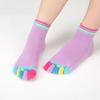 Women Colorful Cotton Five Toe Separator Socks Breathable Heel Grip Sweat Absorbent Wholesale Pack Everyday Comfort Essential