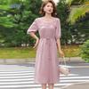 Rochie elegantă de vară Luomeng, de lungime medie, din șifon
