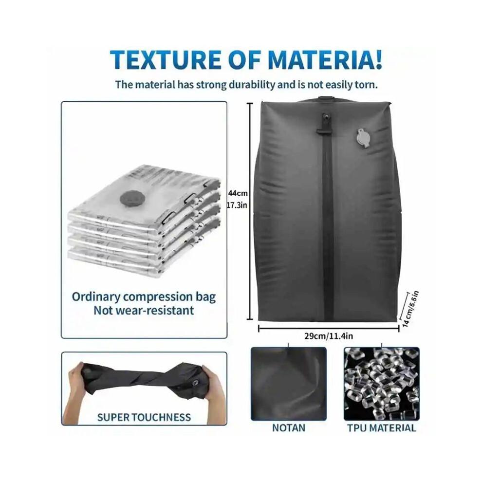 Travel Vacuum Storage Bags Comforter Compression Pack Empty Bags Clothes Vacuum Travel Sealed Bag 1 Bag 1 Pump