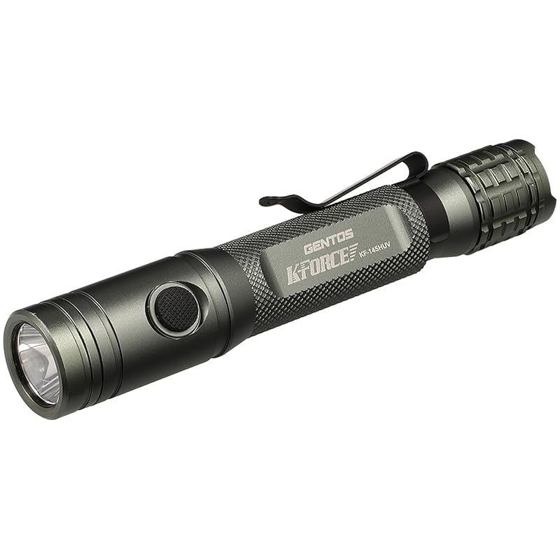 

GENTOS LED flashlight USB rechargeable [Brightness 500 lumens/Practical lighting 1.5 hours/Dust resistant/Water resistant] Uses a dedicated