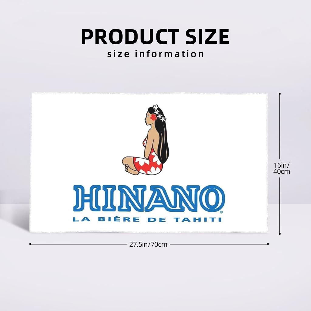 Hinano Tahiti Soft Face Towel Quick Dry Pool Bath Cotton Towels Absorbent