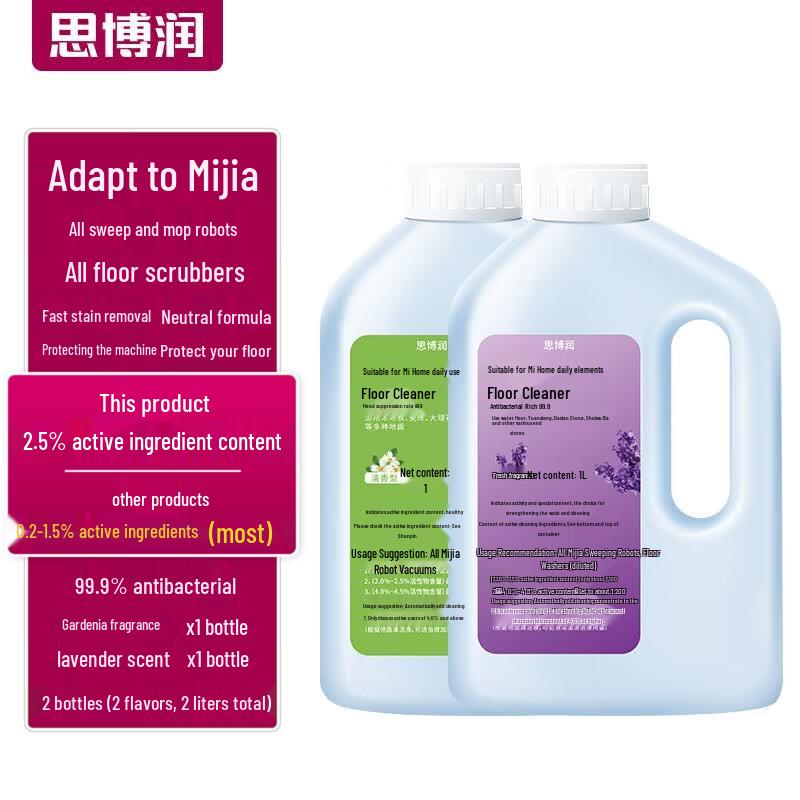 SiboRun Xiaomi Mijia Robot Vacuum and Floor Washer Cleaning Solution