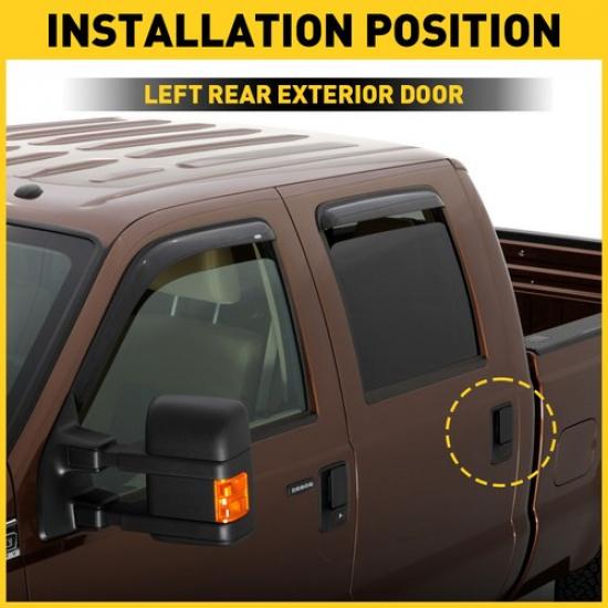 Outside Door Handle For Ford Super Duty Truck F250 F350 1999-2016 Left Rear EXV