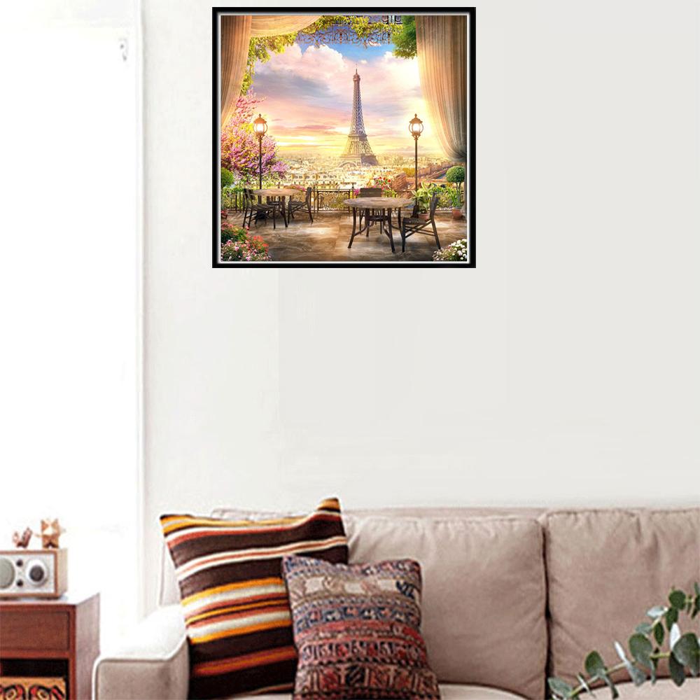 5D Diy Diamond Painting Cup Cross Stitch Sunset Landscape House Animal Penguin Mosaic Diamond Embroidery Home Decoration Gift