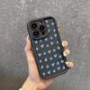 Phone Case Blue Heart-shaped Eyes Pattern For iPhone 17 16 Pro Max 11 13 12 14 15 8 7 Plus XS XR X 16E 17E Shockproof Soft Cover