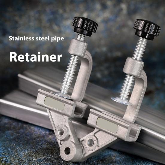 Right Angle Corner Clamp Fast Tightening Safe Grip Multipurpose 10-180-Degree Adjustable Tube Clamp with Swing Jaw