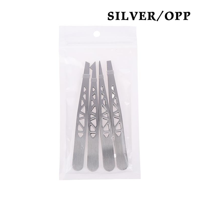 

HUA HUA 4Pcs Professional Tweezers Set - Perfect For Eyebrow Hair Removal, Splinter & Ingrown Hair Removal & For Men & Women