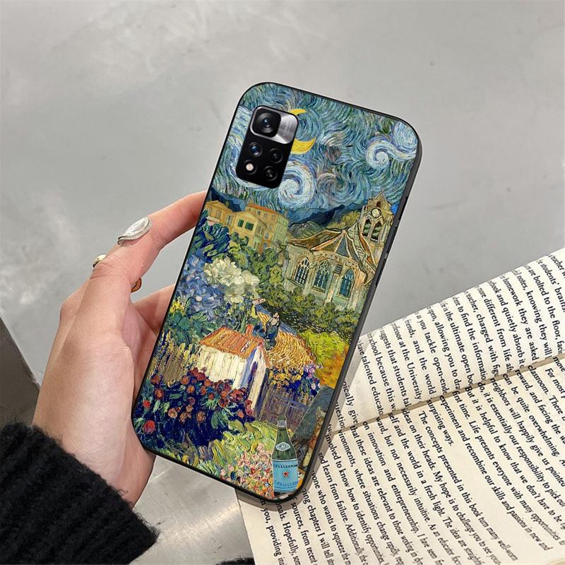 Van Gogh Sternennacht Handyhülle für Xiaomi Redmi note 13 12 11 10 Pro 12S 11S 10S Redmi 10 13C 9C Funda