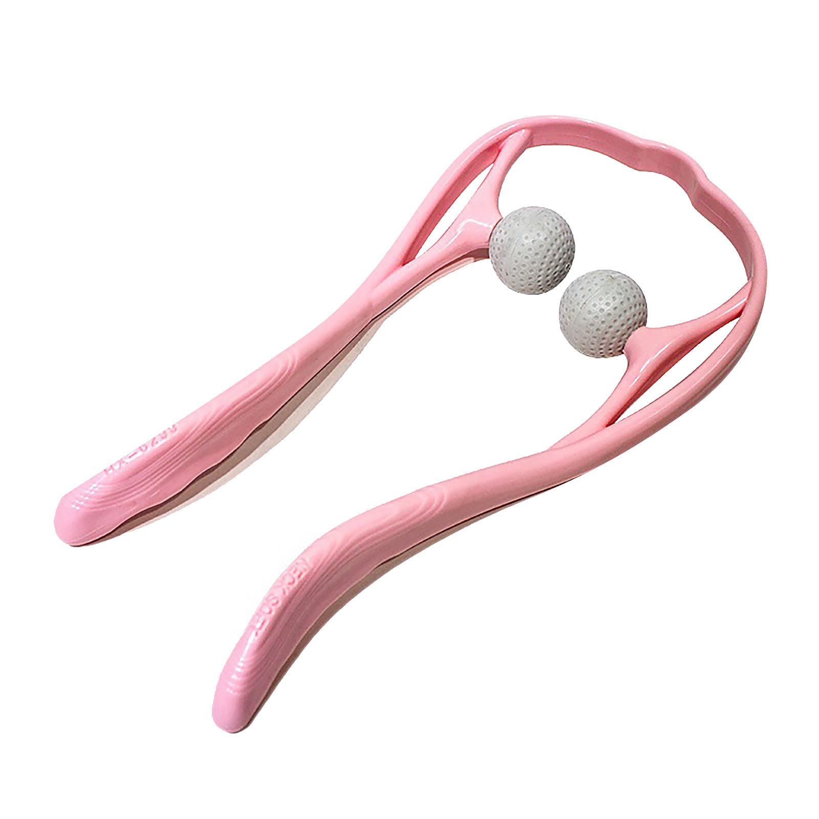 

Многофункциональный ручной массажер для шеи для успокоения мышц шеи розовый