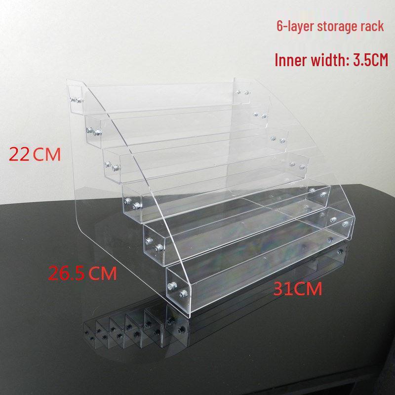 Transparent Multi-Layer Acrylic Sunglasses Storage & Display Rack