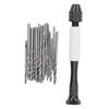 49Pcs/Set High Speed Steel Twist Drill Bits Set ABS Handle Manual Drill Bits for Wood Plastic Rubber Modeling DIY Tools