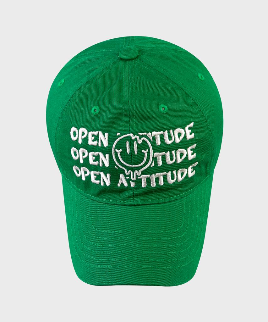 OPEN ATTITUDE Smile Ball Cap-Green