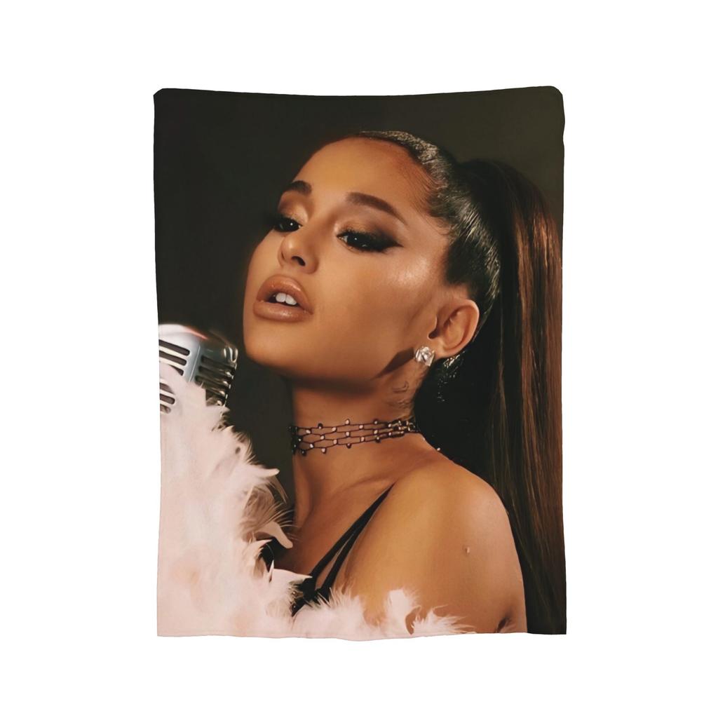 Ariana GrandeMelodie Enthüllt Decke Flauschig Großartig Warm Kuscheldecke für Tagesdecke Dekoration,