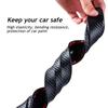 4Pcs Car Bumper Anti-collision Strips Door Body Scratch Automotive Protective Tape Strips Door Guard Lip Stickers Car Accessorie Interior Mirrors 6