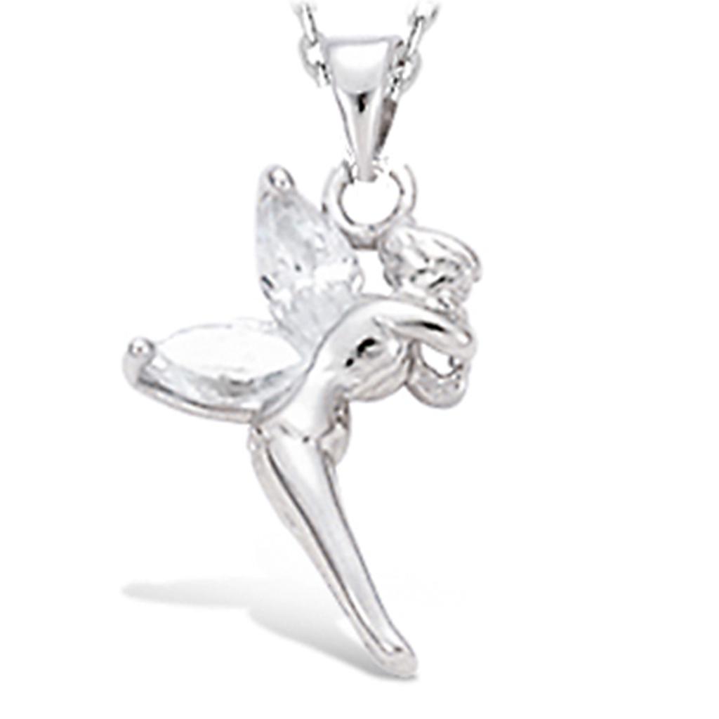 Les Trésors De Lily [R4157] - Anhänger Silber 'Tinkerbell' silbernweiß (Rhodium) - 17x12mm