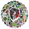 60pcs Snake-haired Banshee Medusa Graffiti Stickers Skateboard Helmet Notebook Guitar Stationery Waterproof PVC Stickers