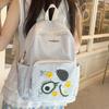 Pattern Printed Embroidery Nylon Small Backpack For School And Weekend Travel