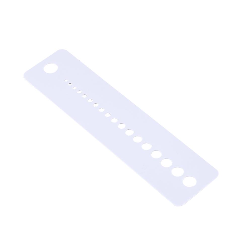 Plastic Knitting Needle Gauge Ruler Inch Cm Sewing Tools US UK Canada Sizes 2 10mm