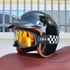 Orz-S68 Retro Motorcycle Helmet DOT Electric Male and Female Half Helmet Scooter Customized 3/4 Helmet for All Seasons