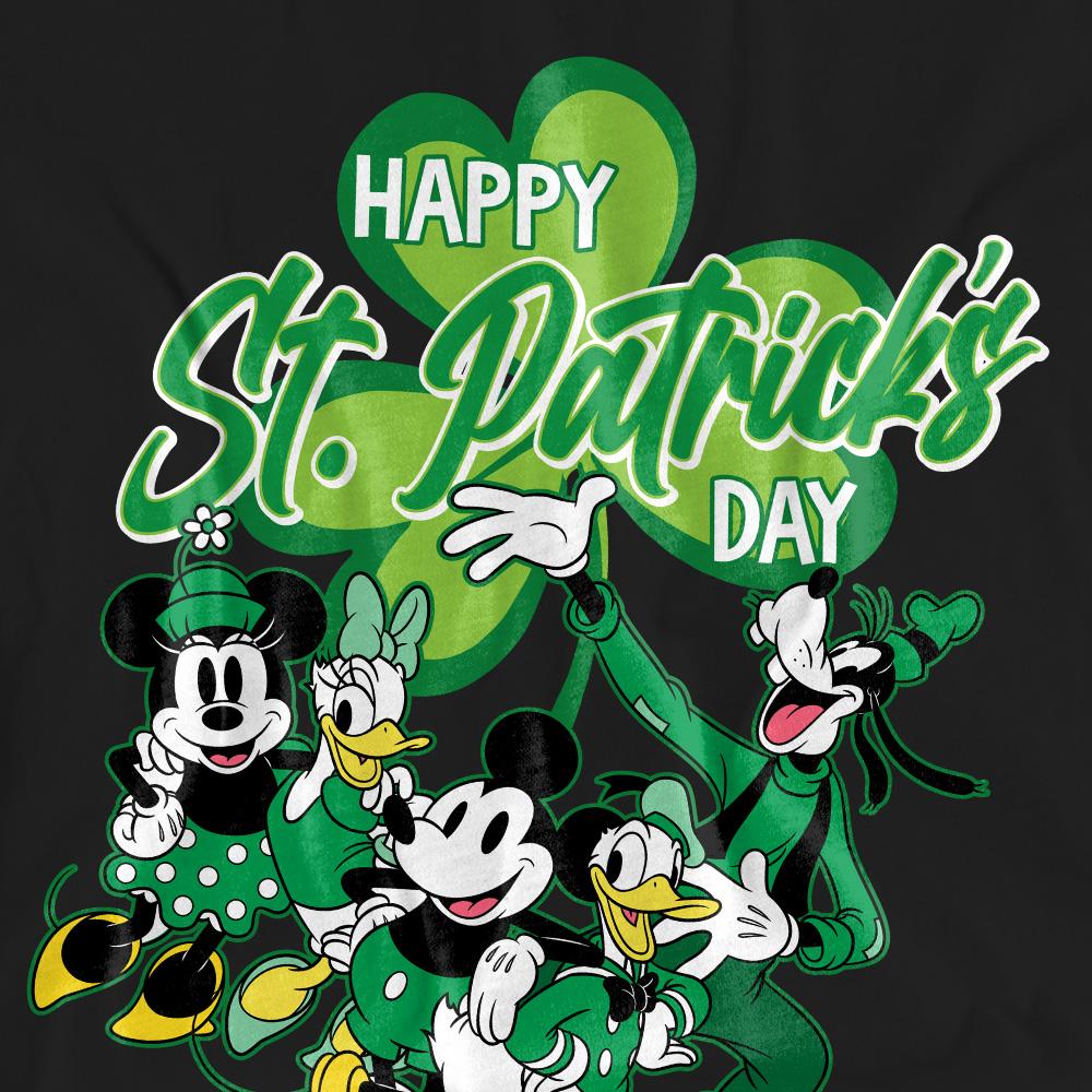 Mickey mouse Футболка унисекс для взрослых с Минни Гуфи Дональдом ко Дню Святого Патрика