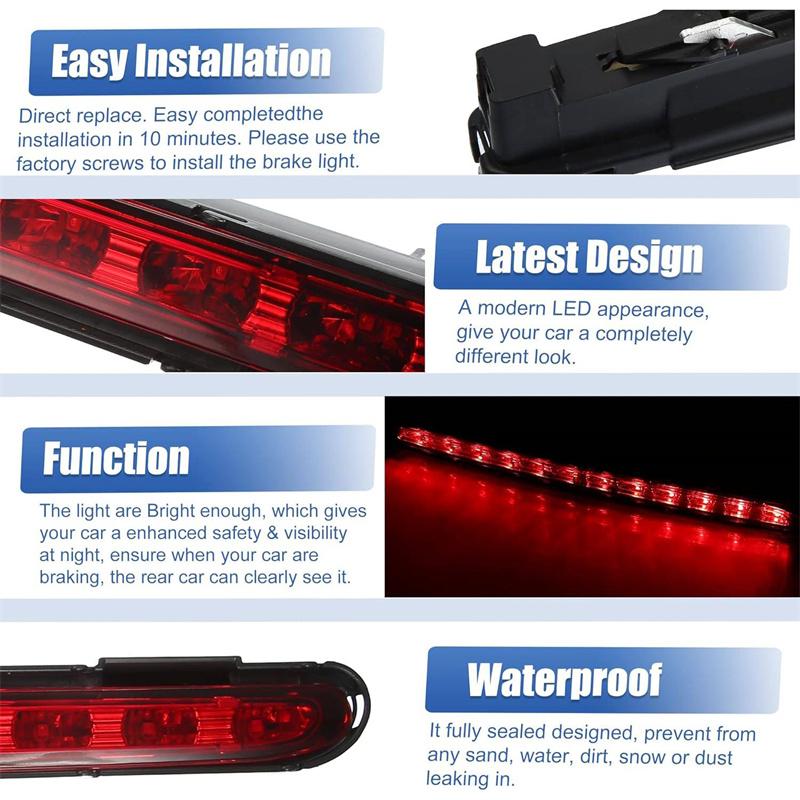 Led Rear High Mounted 3Rd Tail Brake Light Additional Stop Signal Lamp For Mercedes Benz E-Class W211 2003-2006 A2118201556