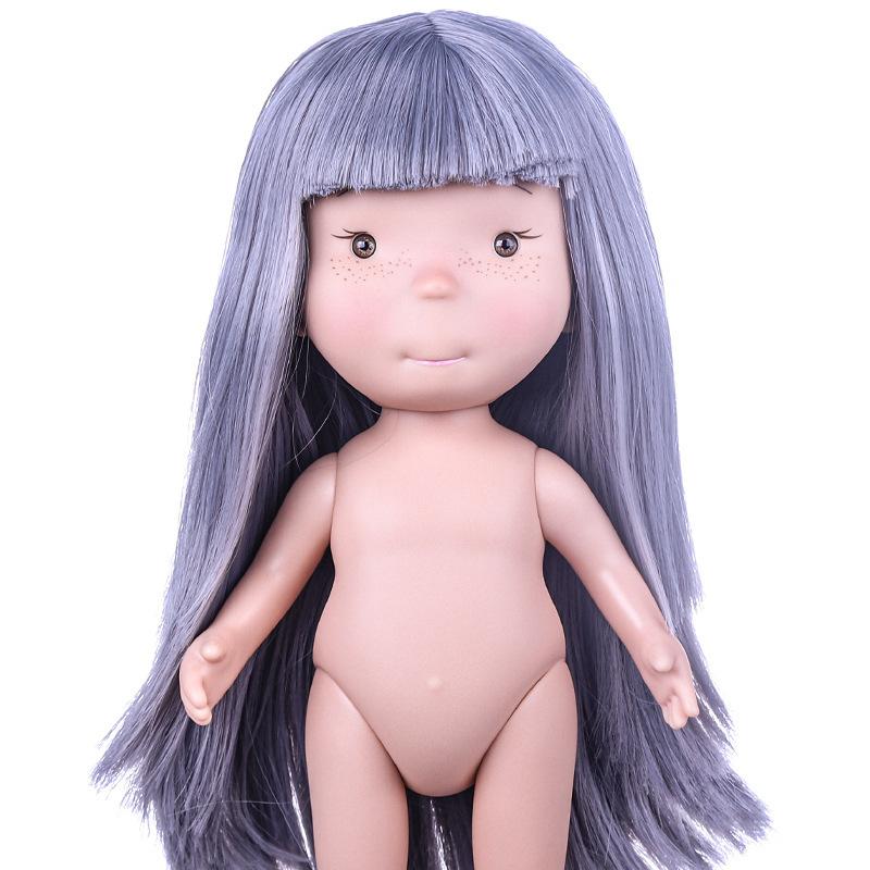 New Mia 24Cm Vinyl Naked Dolls With Movable Joints Waldorf Diy Custom Play Dolls For Kids Pretend Play Handmade Craft Toys