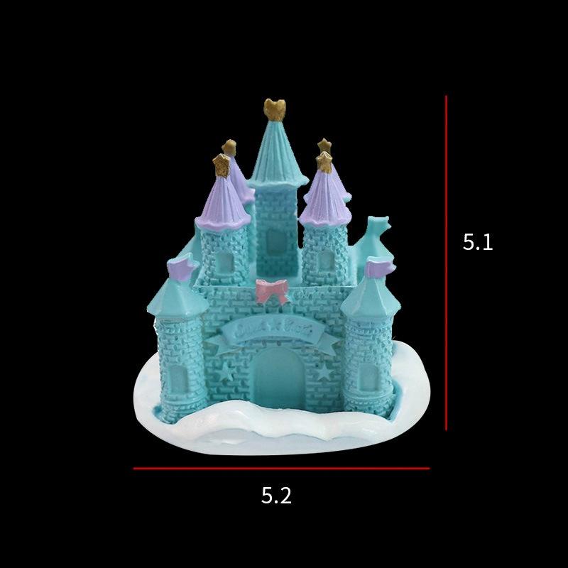 Three-dimensional Castle Silicone Mold Diy Crystal Epoxy Glue Antique Silicone Mold Cake Mold