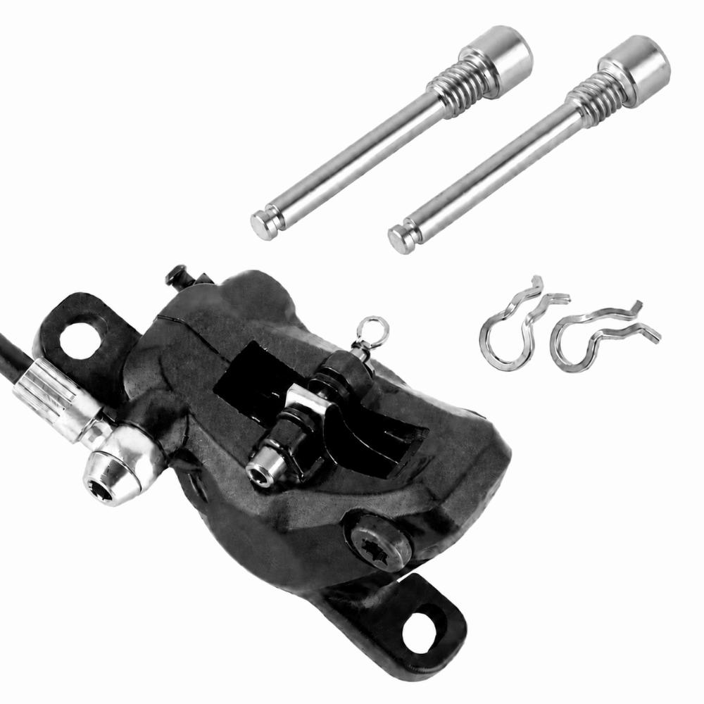 2 Sets 31mm Length Disc Brake Caliper Bolts Titanium Alloy Caliper Screws  for Road Bicycle серебряный