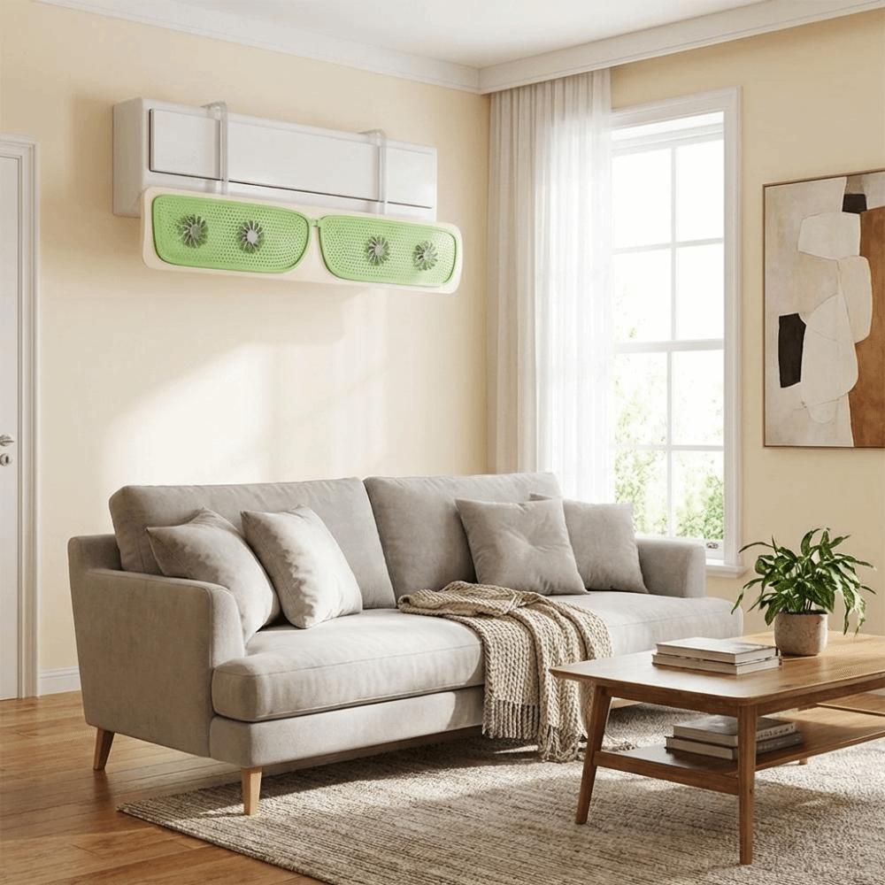 Silent Air Conditioner Outlet Baffle Anti Direct Blowing Air Diverter Cover Cold Environment