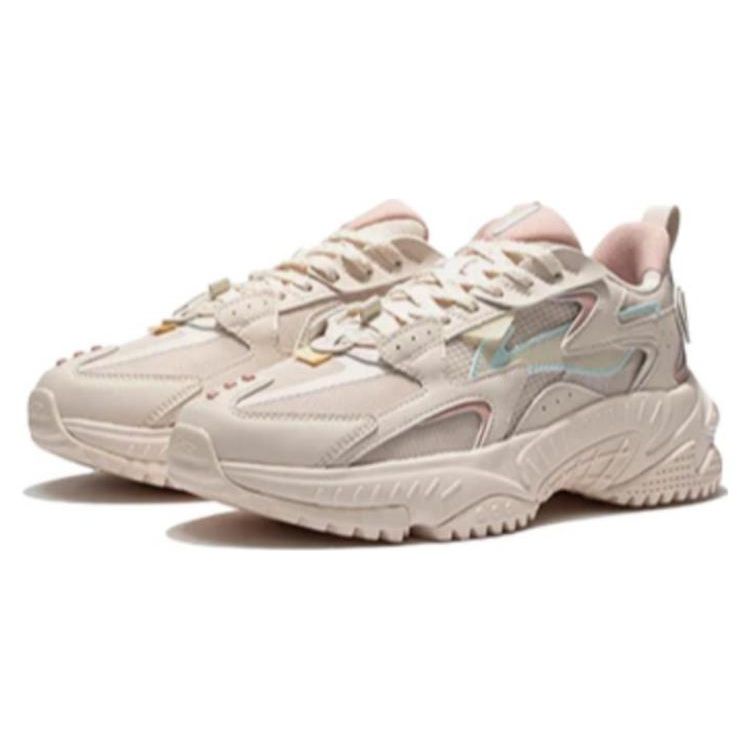 Li Ning Yue Chuan Classic Shock Absorption Rebound Low-Top Sports Casual Shoes Women Sneakers Gray AGCS090-4