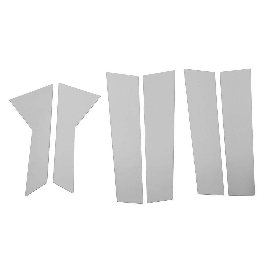 6 Stück Säulenverkleidung Zierleisten Spiegelglanz Chrom Witterungsbeständig Hochfest Tür Fenster