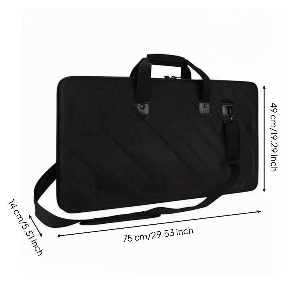 Durable EVA DJ Controller Carrying Case Water Resistant Hard Shell Storage Bag