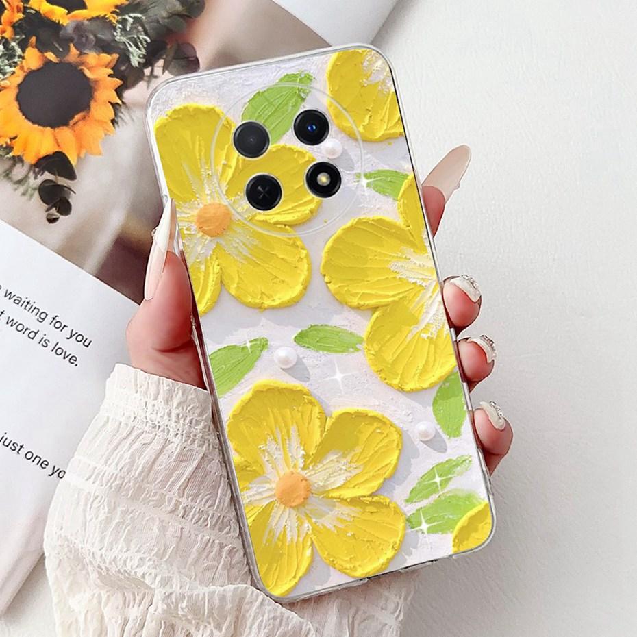 Cute Painting Phone Case For Huawei Nova Y91 Y90 Soft Silicone TPU Back Cover For Huawei NovaY90 NovaY91 Cases Bumpers