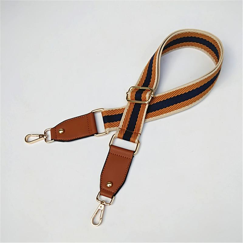 

Wide Shoulder Strap Accessories Color Bag Replacement Adjustable Strap One Shoulder Oblique Cross Ethnic Style Bag Strap New коричневий