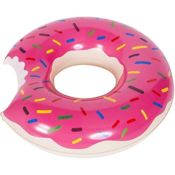 

Bouée Donut Anneau de Natation Jouet de baignade en Forme rigolote de Donut 120cm pour Adultes et Enfants Bouée d été Eau Joue[1002]