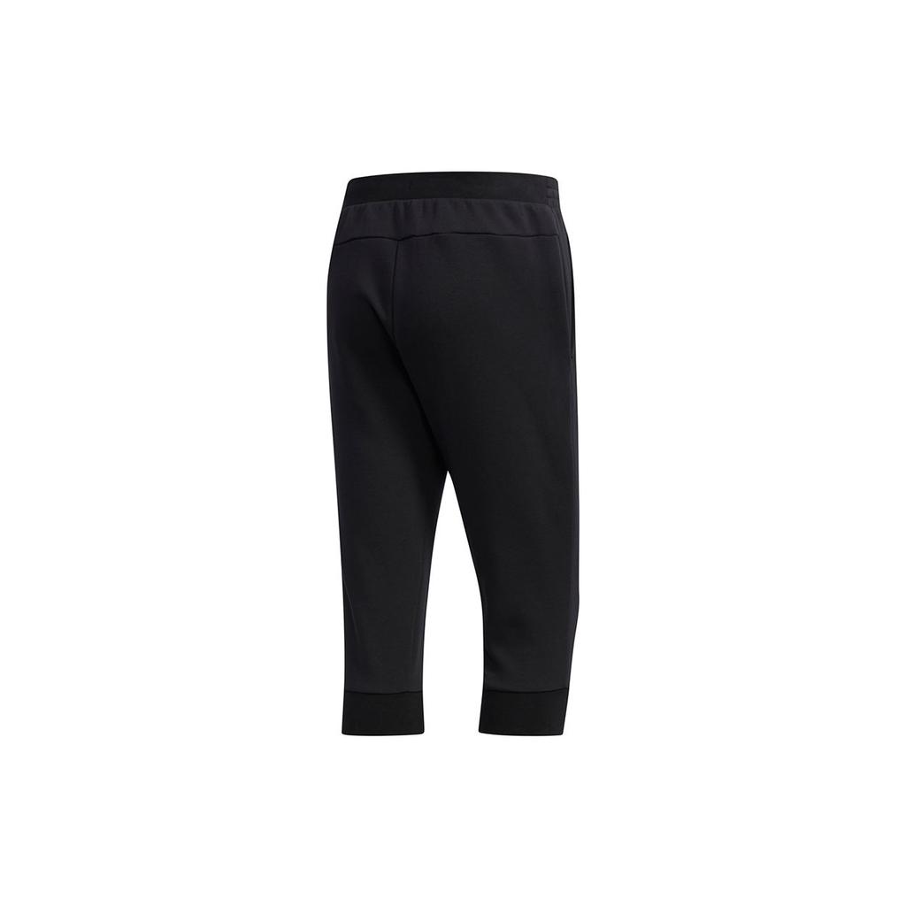 Adidas Essential 3-Stripe Tapered 3/4 Pants Men Bottoms Black EH3798