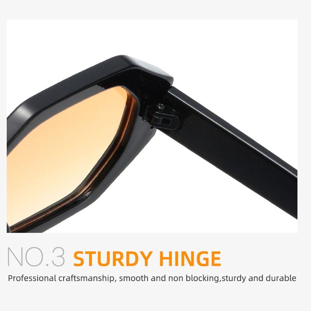 UV 400 Polygonal Sunglasses Small Rectangle Sunglasses Trendy Retro Sunglasses  for Women & Men