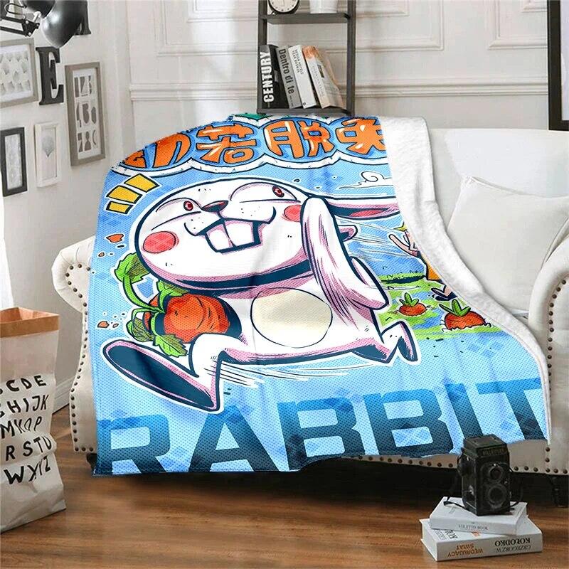Twelve Chinese Zodiac Signs Pattern Printing Manta Sofa Bed Cover Soft  Blanket Plaid Soft Warm Flannel Throw Blankets Fans Gif