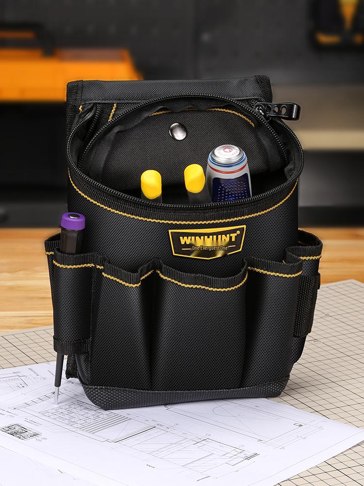 Multifunctional Electrician Tool Waist Bag with Thicker Cover and Carpenter Pocket