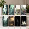 Cool D-Dinosaur Art  Phone Case For Samsung Galaxy A73,A72,A71,A70,A53,A52,A51,Soft Silicone Black Cover