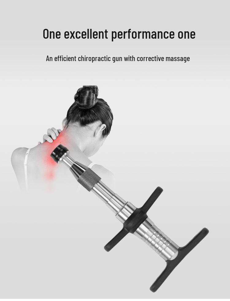CTLNHA American-style Chiropractic Gun: Manual Spinal Activator & Cervical Spine Massager