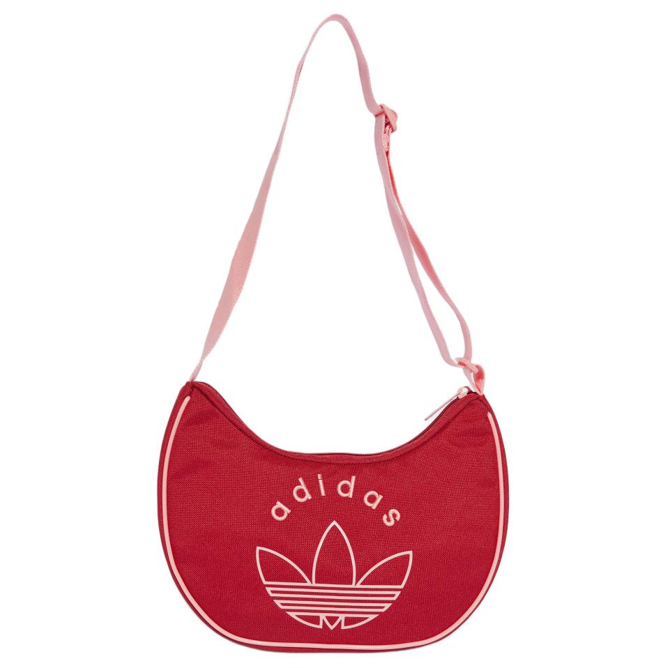 New Adidas Originals Polyester Crossbody Bag, Shoulder Bag Unisex Red IY6684