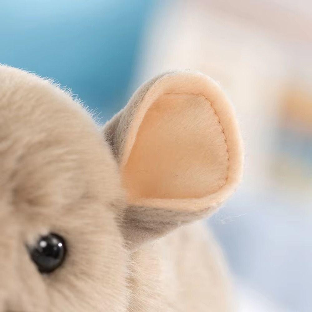 Cozy Chinchilla Plush Toys Lifelike Simulation Rat Doll Kawaii Totoro Plush Doll  Gift Giving